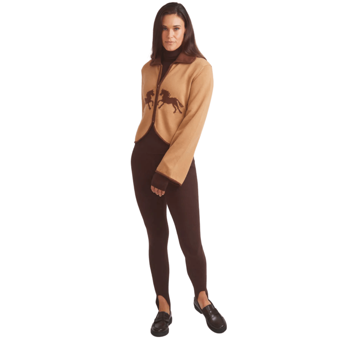 Solid Citizen Parker Cropped Equestrian Sweater