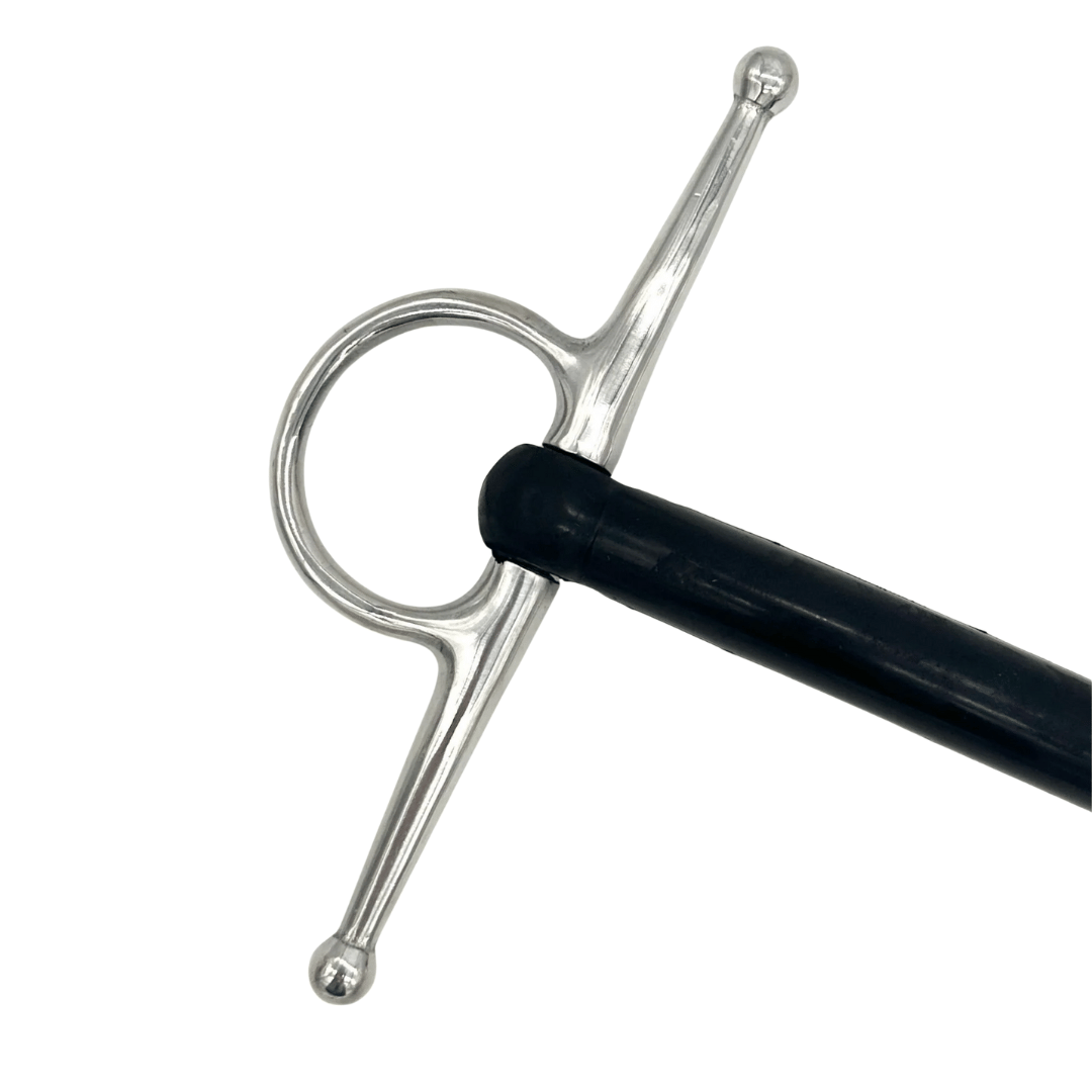 AJR Sport Hard Rubber Mullen Full Cheek Bit