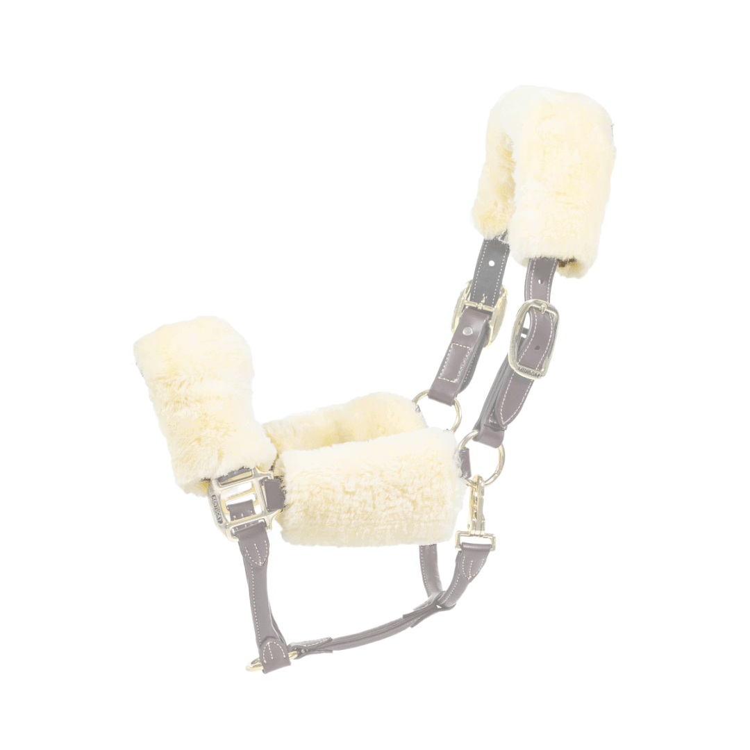 Kentucky Horsewear 4 Piece Sheepskin Halter Set