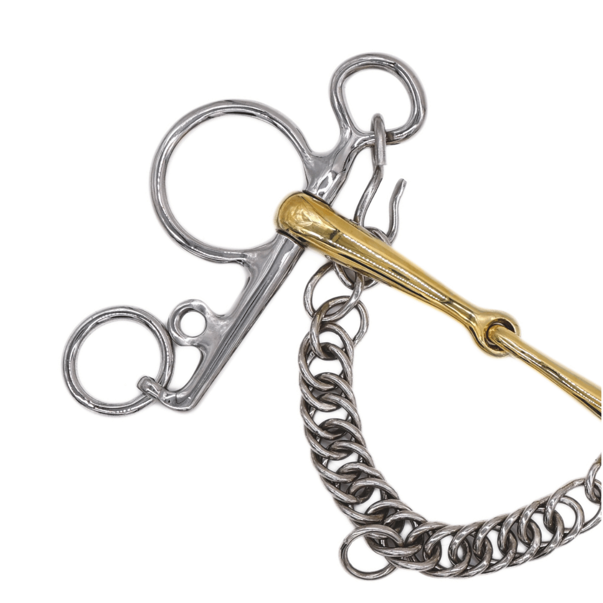 AJR Sport Single Jointed Golden Ease Pelham Bit