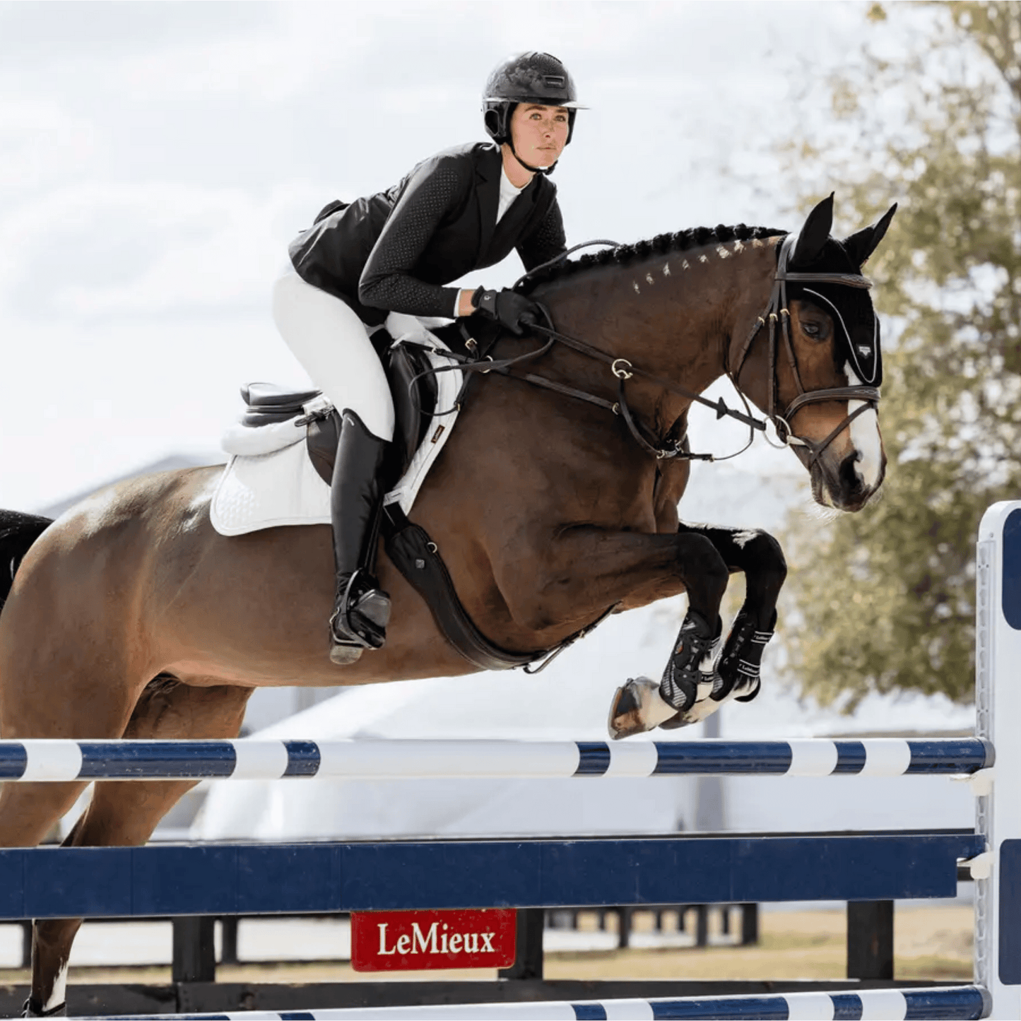 LeMieux Puissance Suede Close Contact Pad