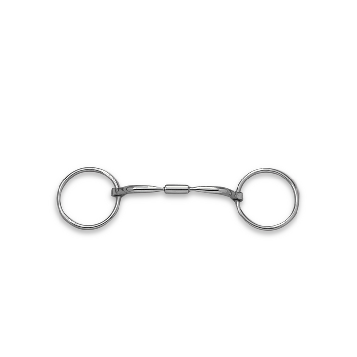 Myler Loose Ring with Sweet Iron Comfort Snaffle Wide Barrel (MB 02, Level 1)