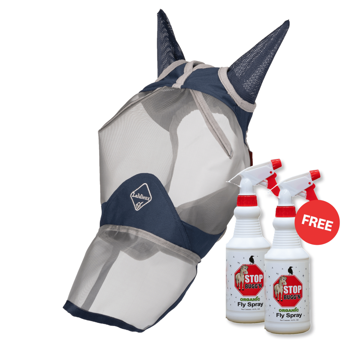 LeMieux ArmourShield Pro Fly Mask with Free Fly Spray