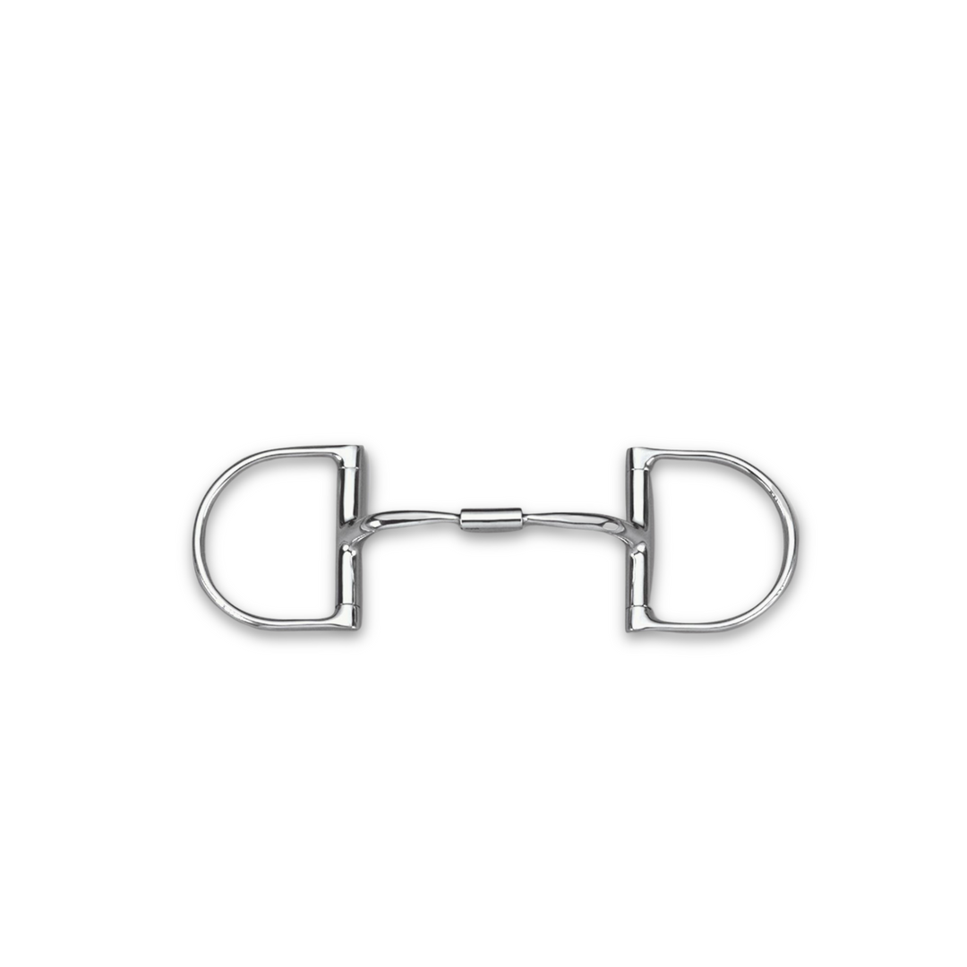 Myler Dee without Hooks with Stainless Steel Comfort Snaffle Wide Barrel (MB 02, Level 1)
