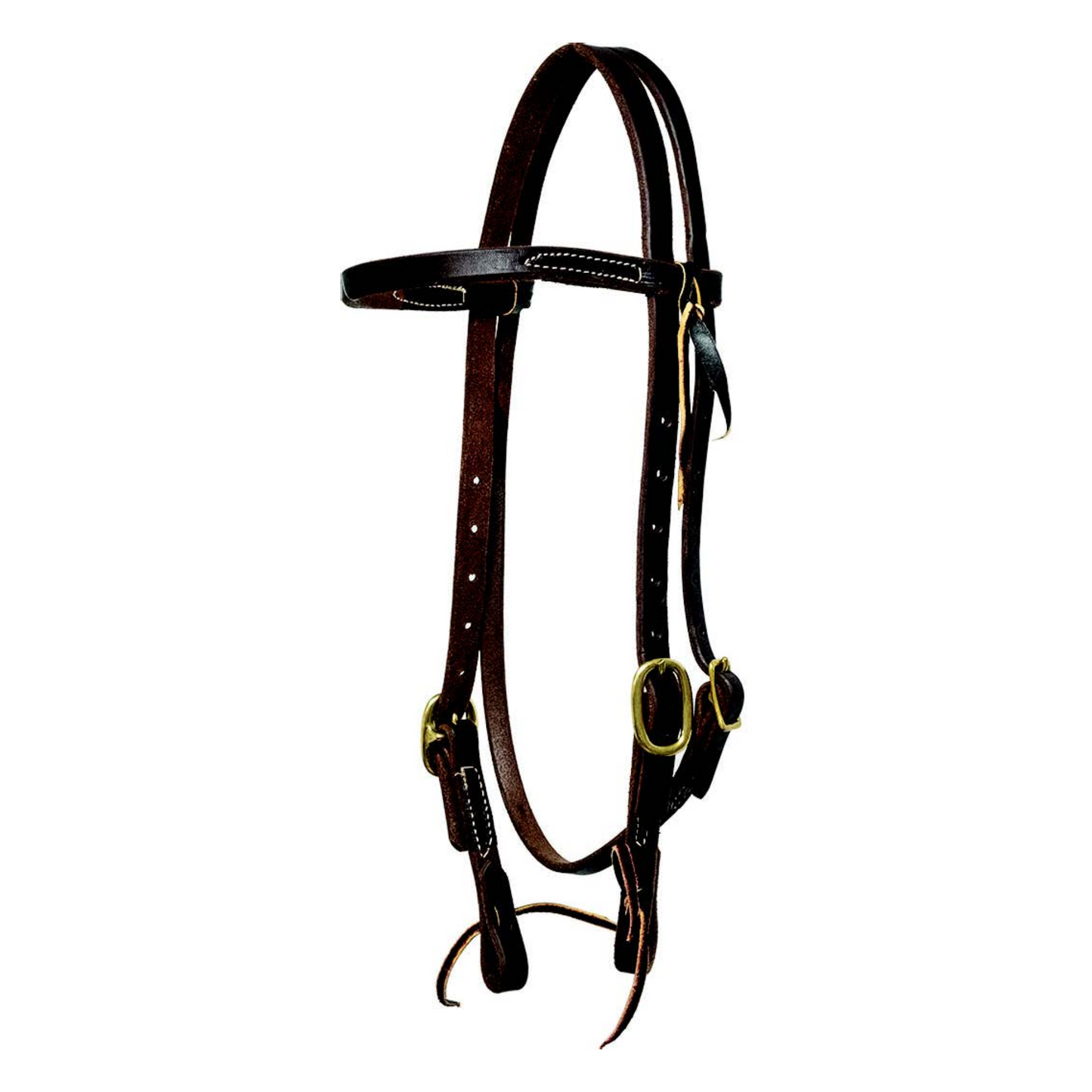 Mustang Browband Headstall with Tie Ends
