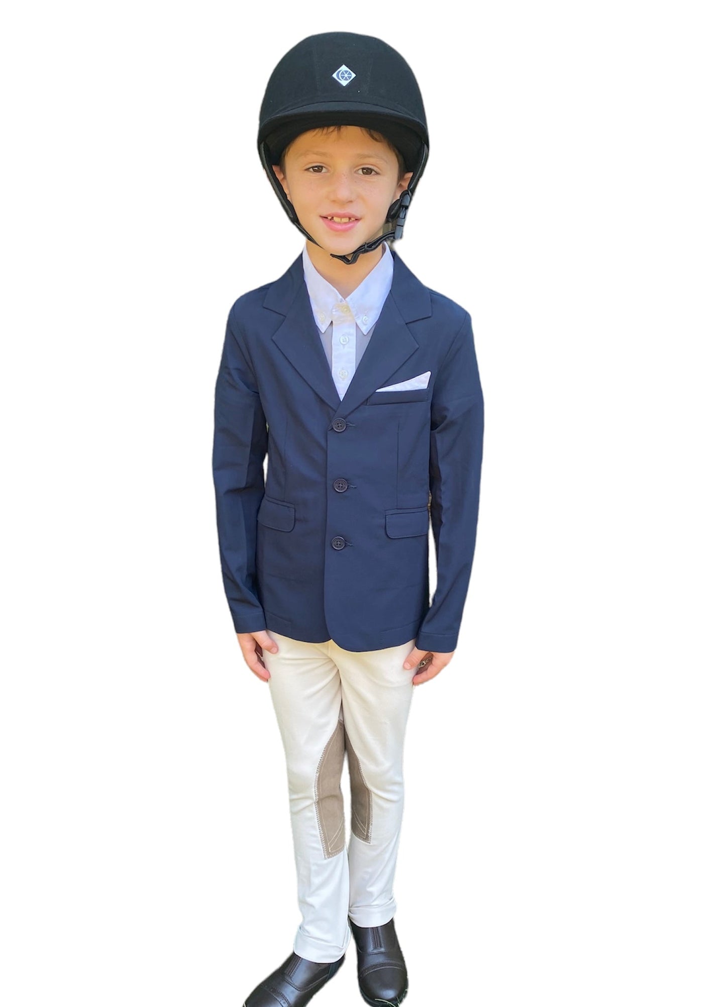 Belle and Bow Boys Max Navy Show coat