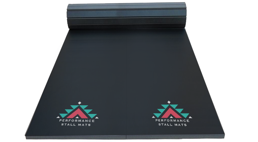 Performance Stall Mats Stall Mat Kit - Black, (2)3x9ft Rolls