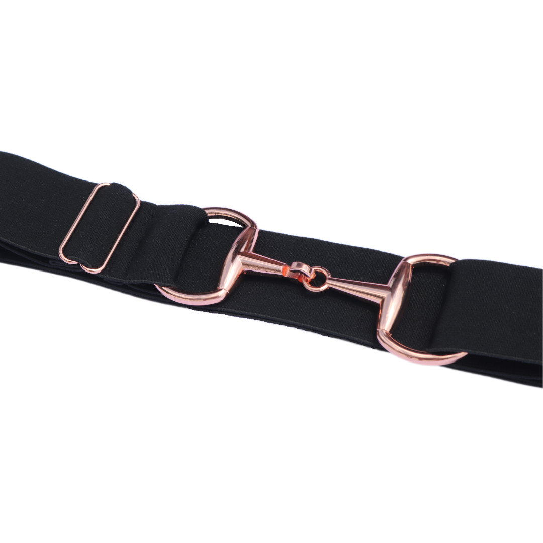 Divine Equestrian Snaffle Comfort Fit Belt - Black