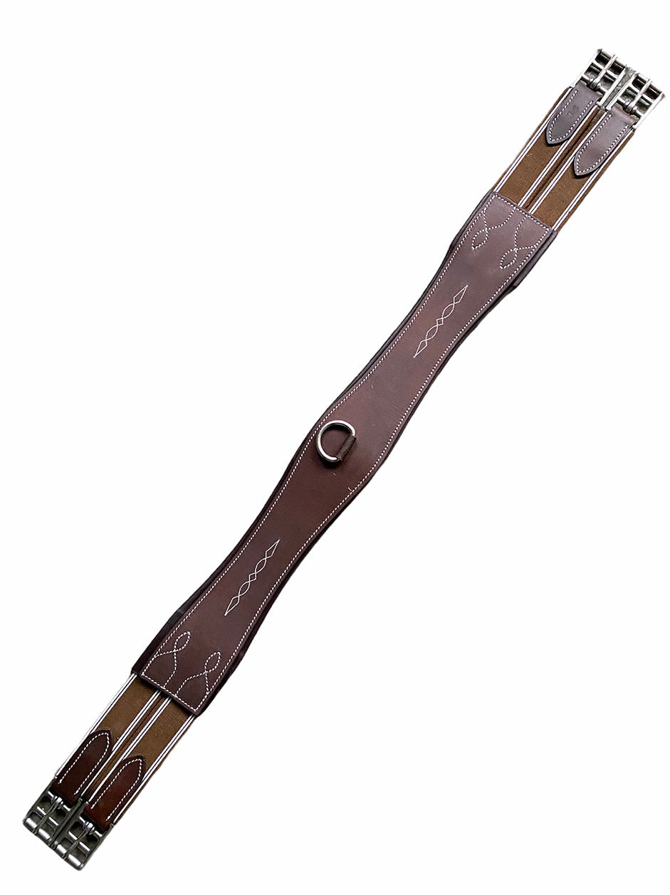 Belle and Bow Leather Girth