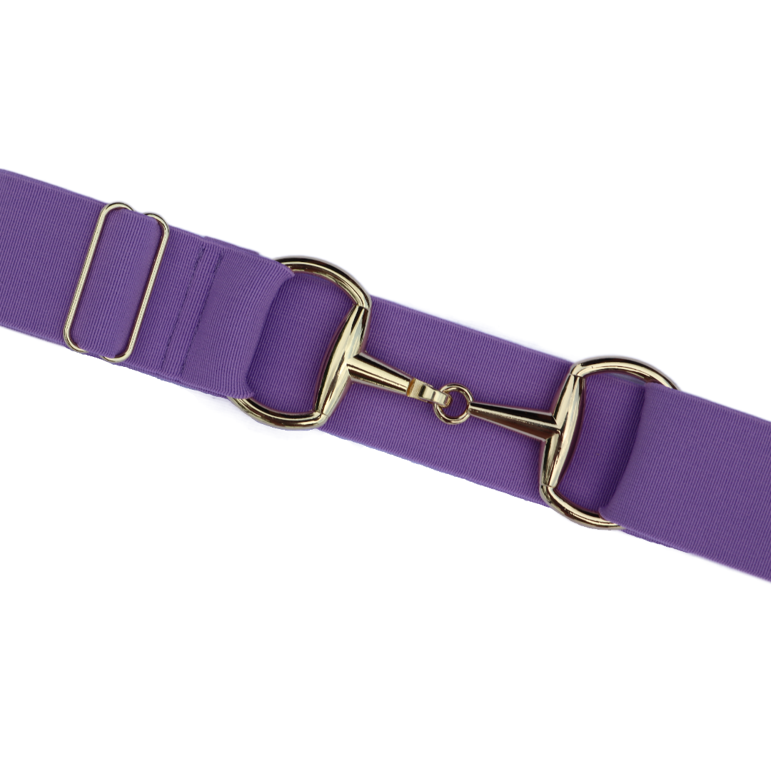 Divine Equestrian Snaffle Comfort Fit Belt - Lavender