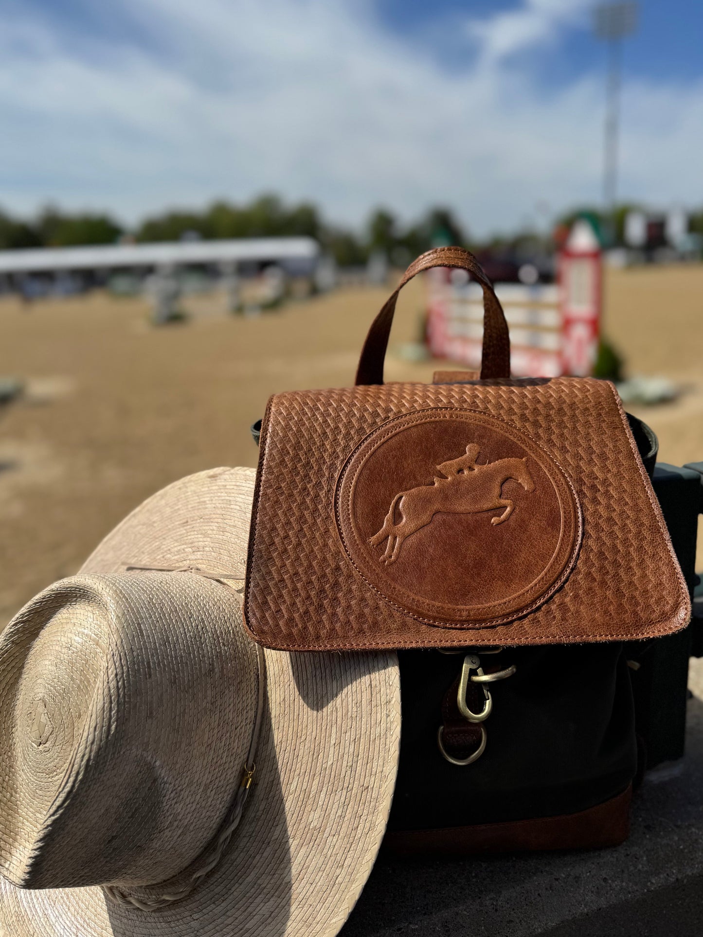 Tucker Tweed Equestrian Barn Backpack