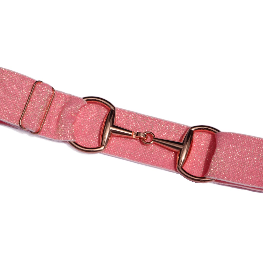 Divine Equestrian Snaffle Comfort Fit Belt - Unicorn Pink