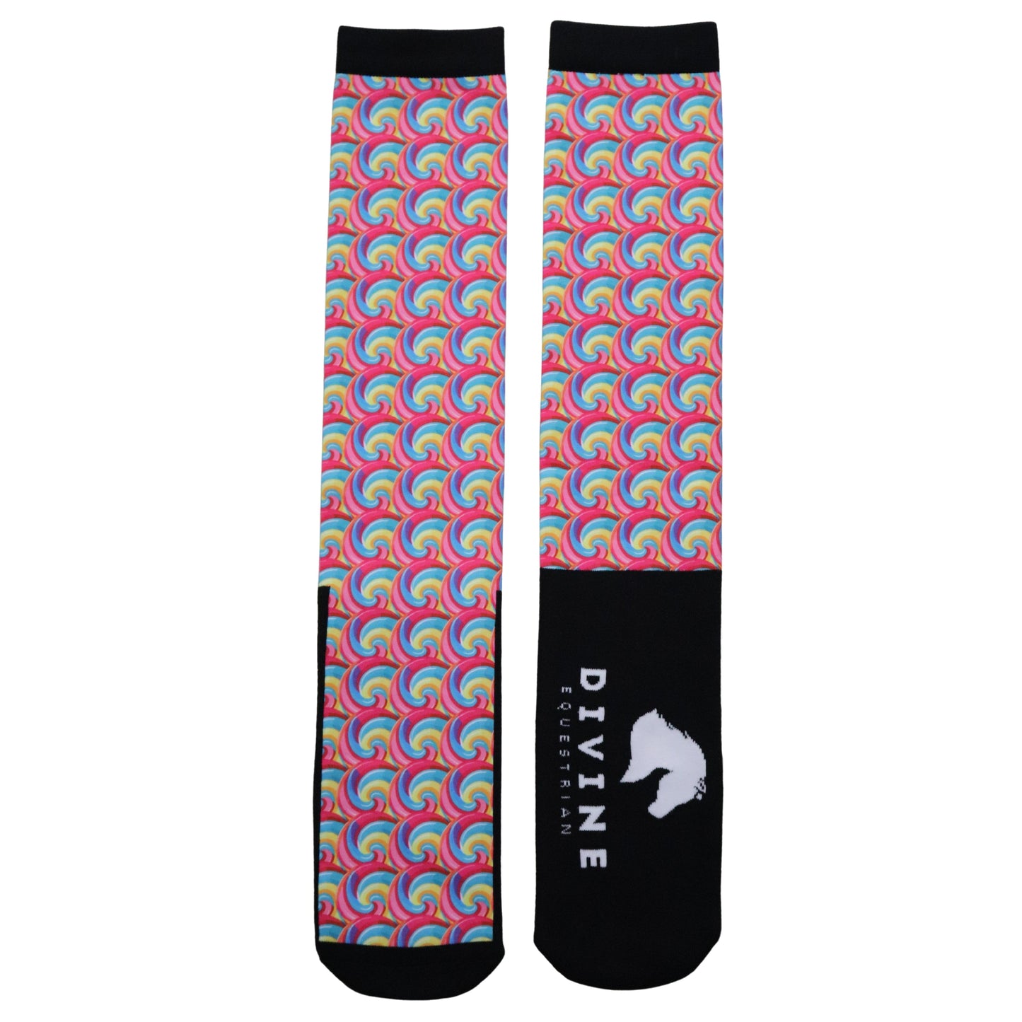 Divine Equestrian Comfort Fit Socks - Lollipops