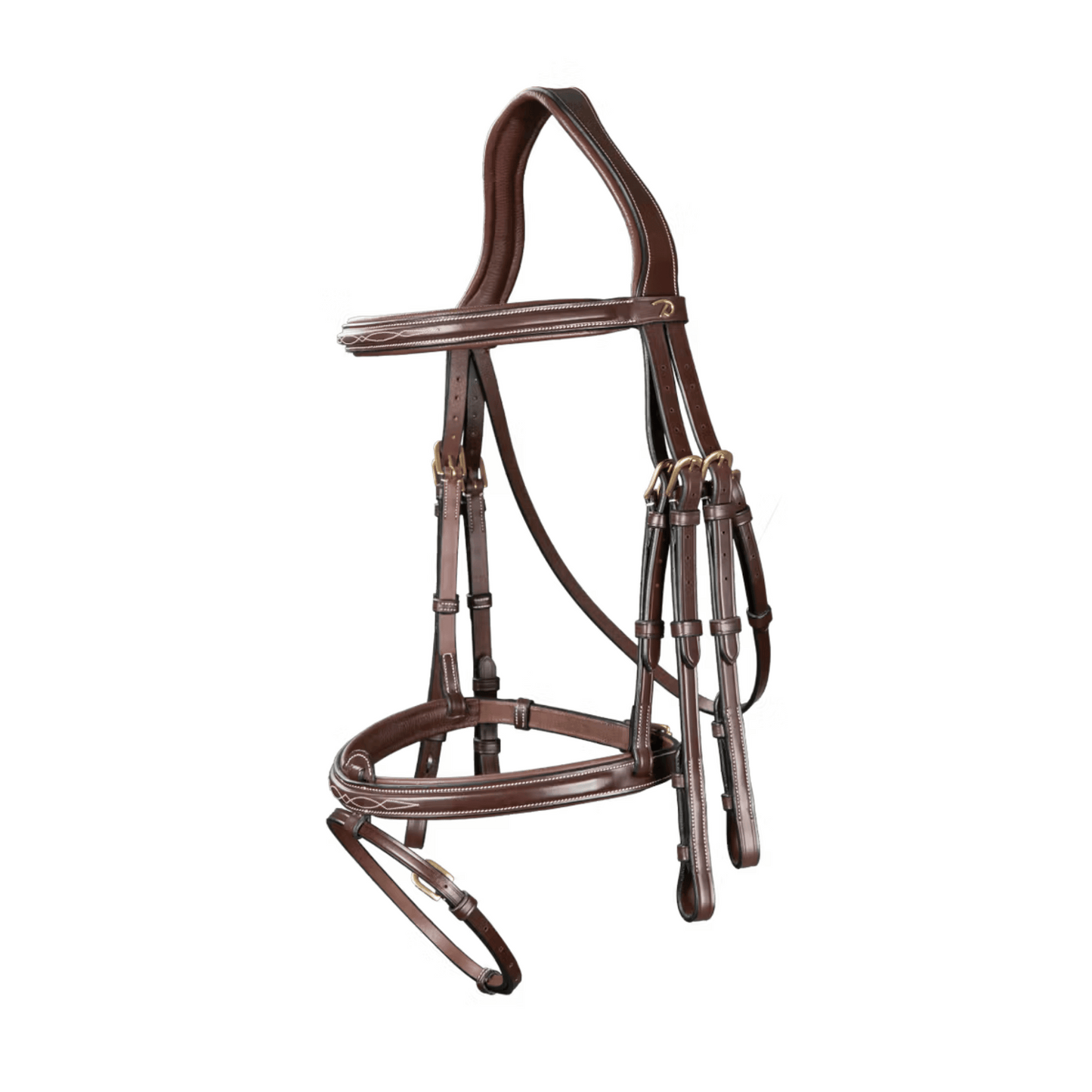 Dy'on Flash Noseband Double Bridle - D Collection