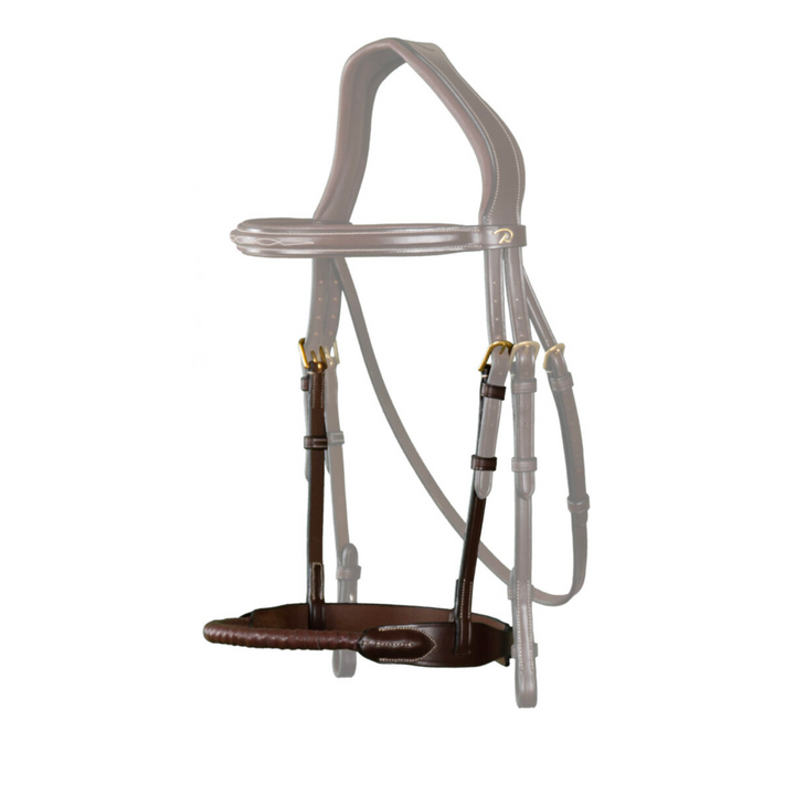 Dy'on Leather Covered Rope Noseband - D Collection