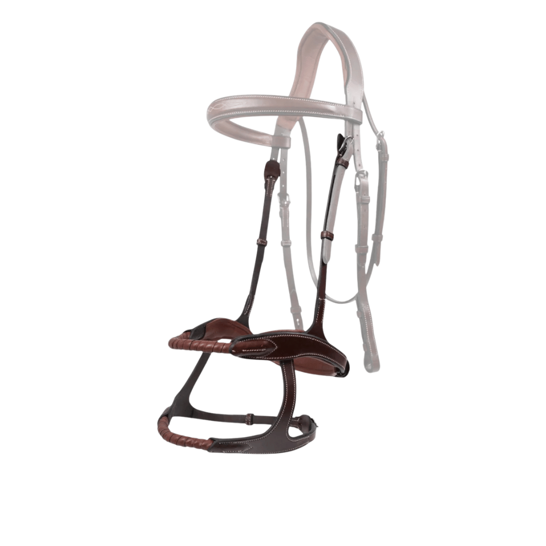 AJR Sport Leather Covered Rope Double Noseband - Jumper Collection