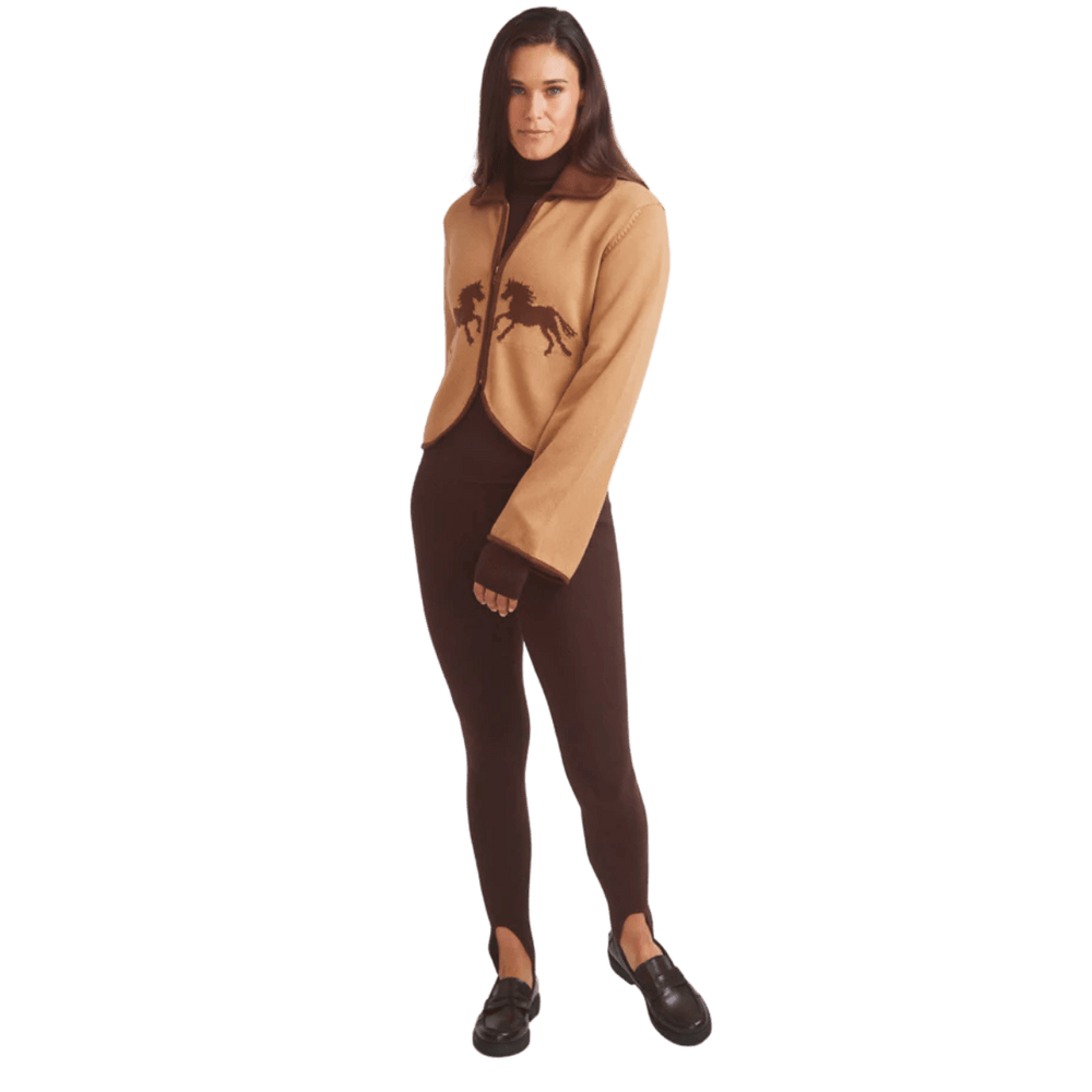 Solid Citizen Parker Cropped Equestrian Sweater