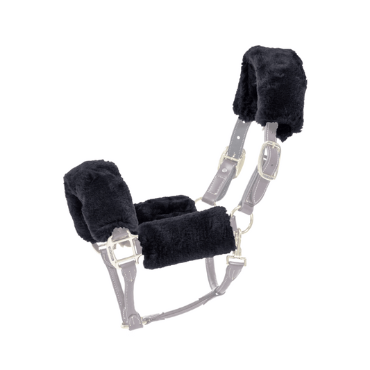 Kentucky Horsewear 4 Piece Sheepskin Halter Set