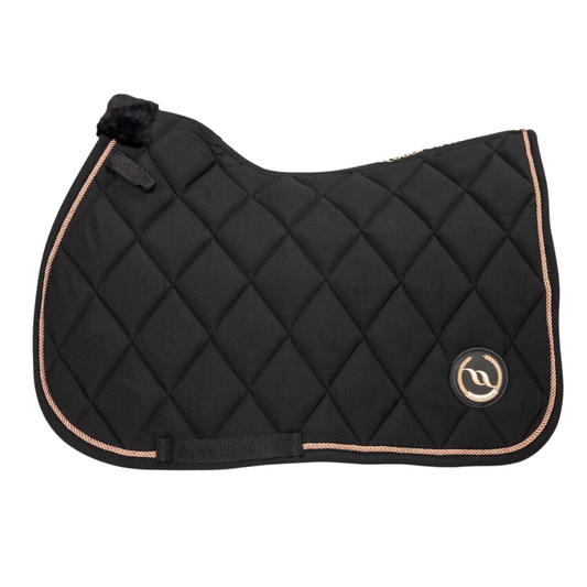 Back on Track Haze Collection: Black Rose All Purpose Saddle Pad