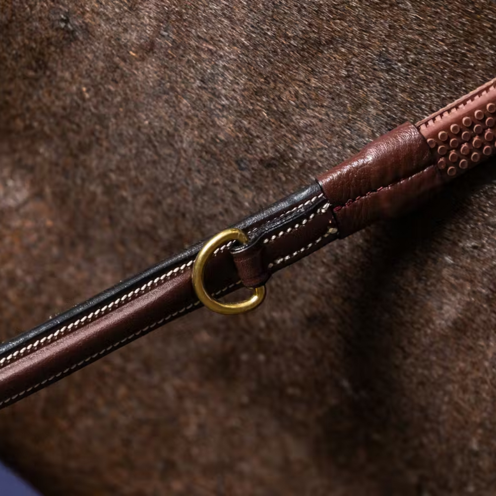 Dy'on 1/2" Howlett Reins with 7 Leather Loops D Collection