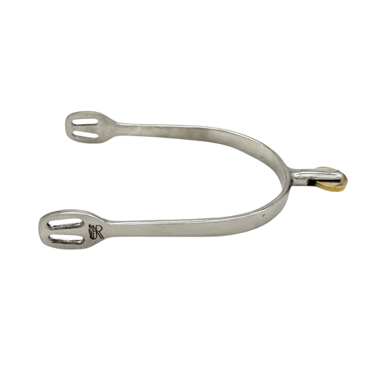 AJR Sport Smooth Rowel Horizontal Spur