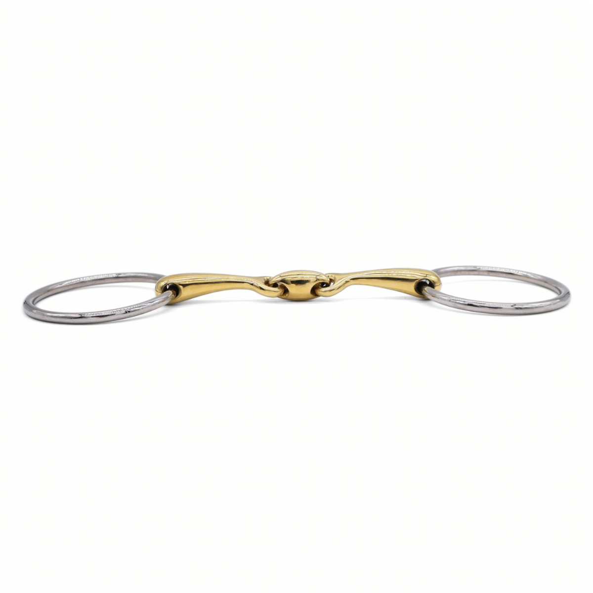 AJR Sport Double Jointed Golden Ease Loose Ring Bit
