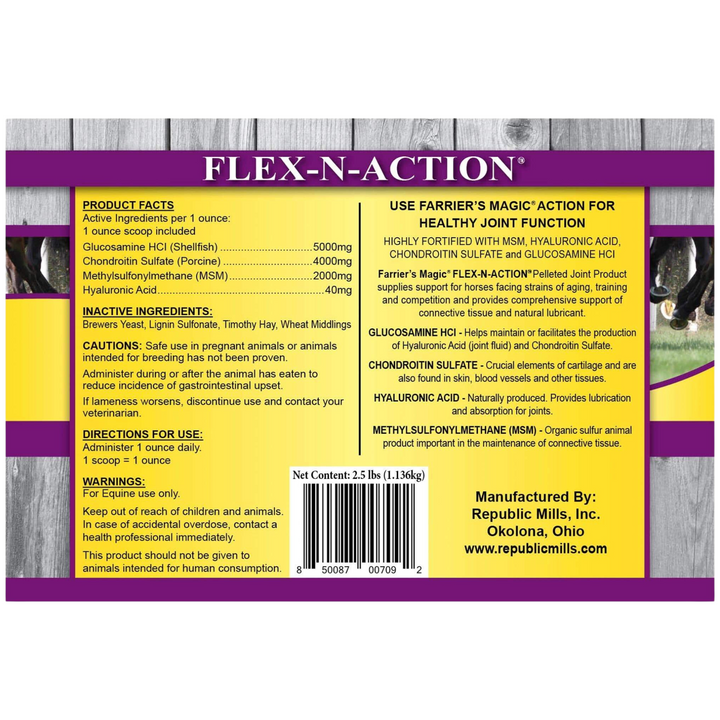 Farrier's Magic FLEX-N-ACTION Joint Supplement Pellets