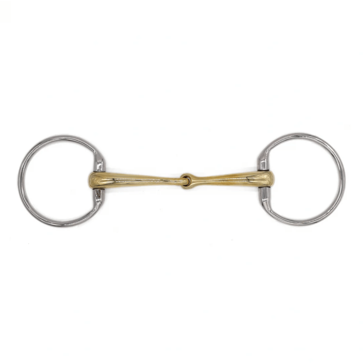 AJR Sport Single Jointed Golden Ease Eggbutt Bit