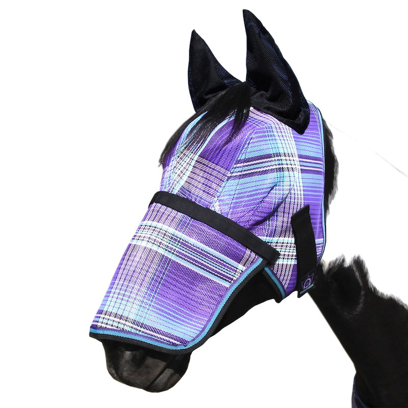 Kensington Fly Mask with Removable Nose with Soft Mesh Ears