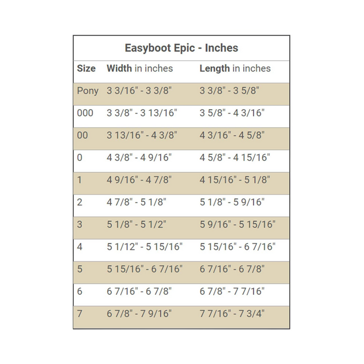 EasyCare Easyboot Epic Hoof Boot, Single Boot