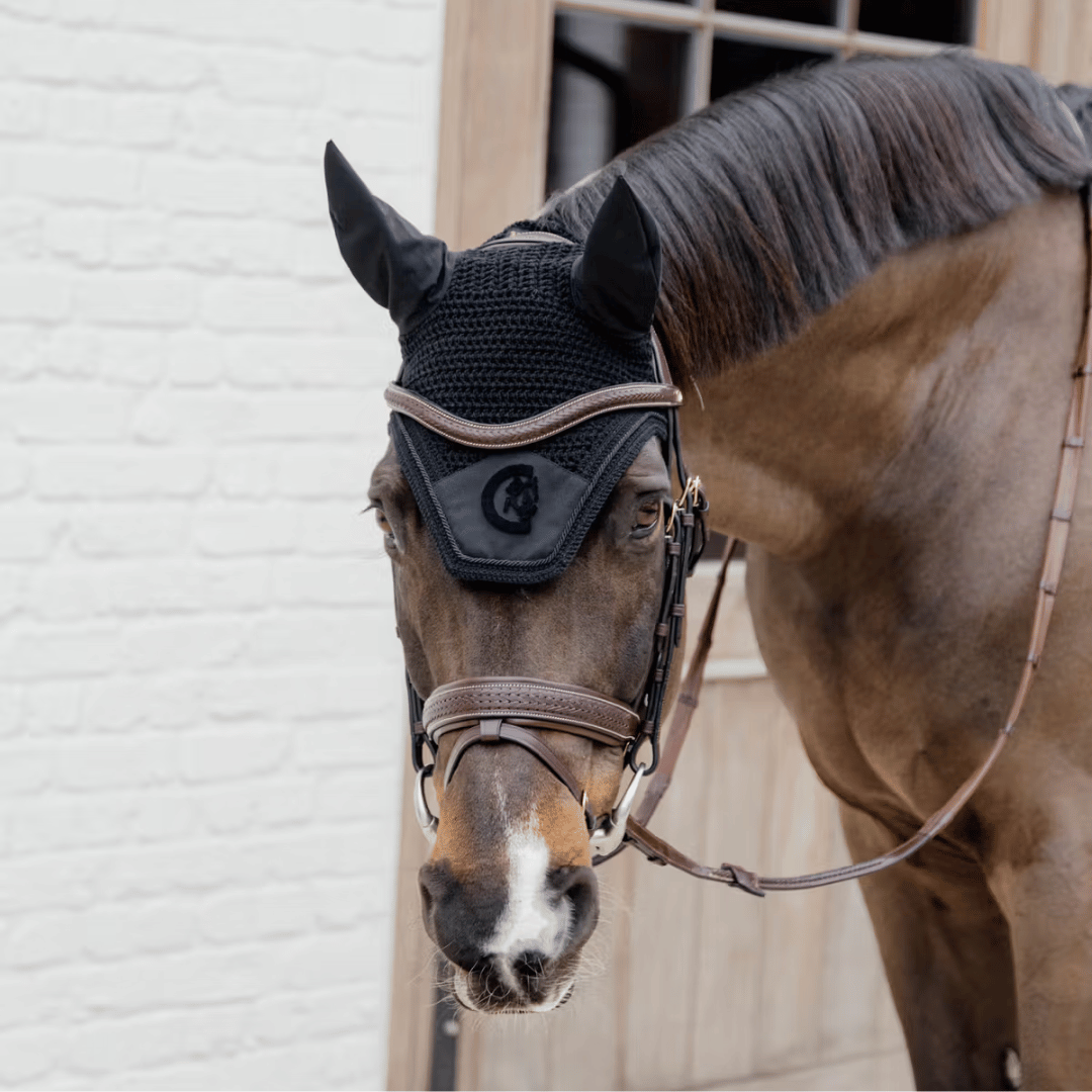 Kentucky Horsewear Wellington 3D Logo Ear Bonnet