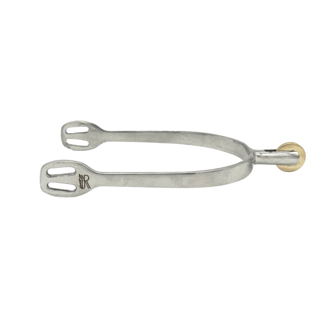 AJR Sport Smooth Rowel Spur Vertical