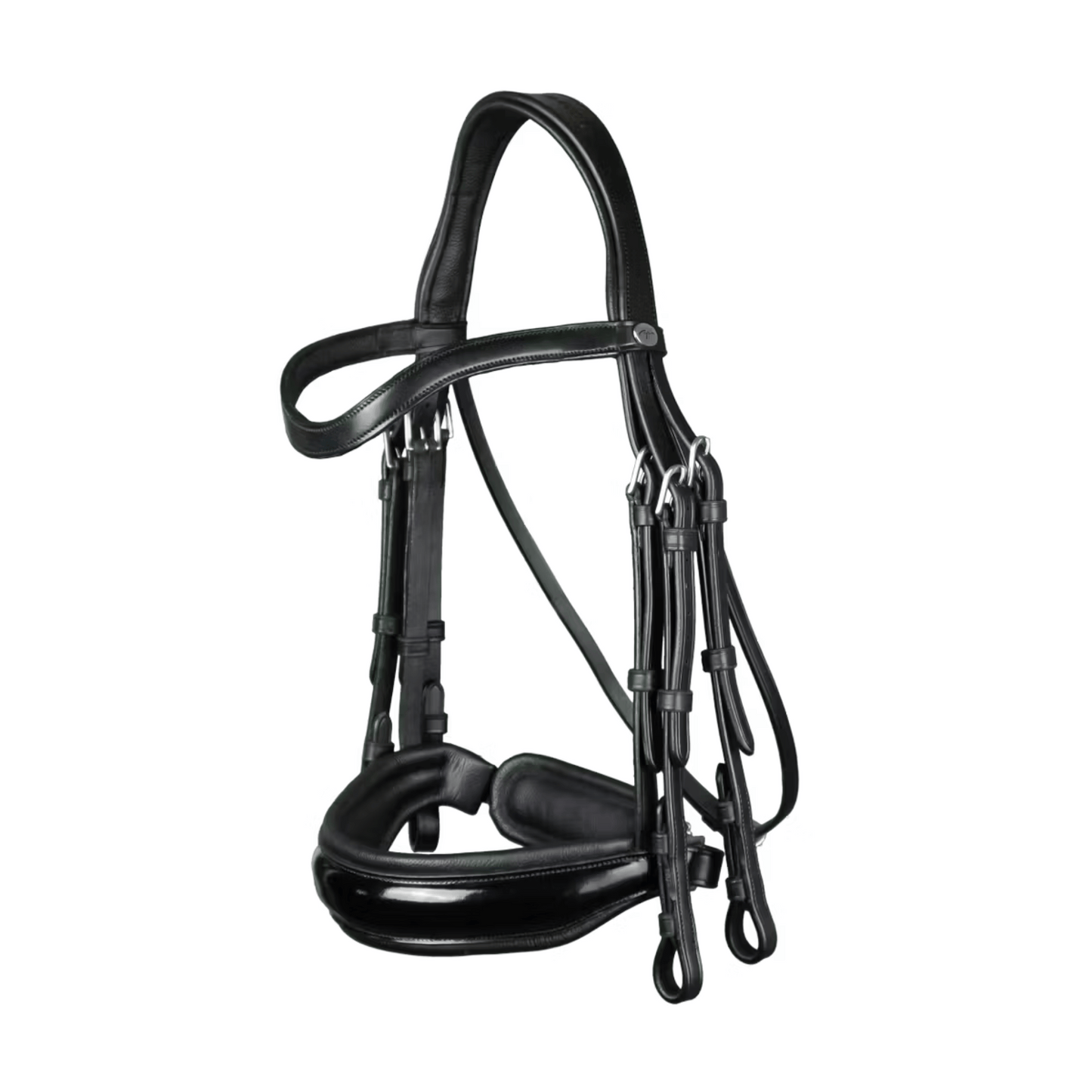 Dy'on Patent Large Crank Noseband Double Bridle