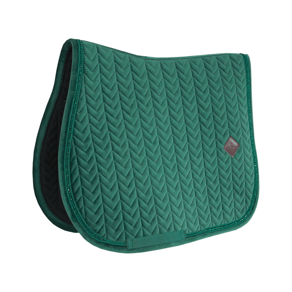 Kentucky Horsewear Velvet Saddle Pad with Pearls
