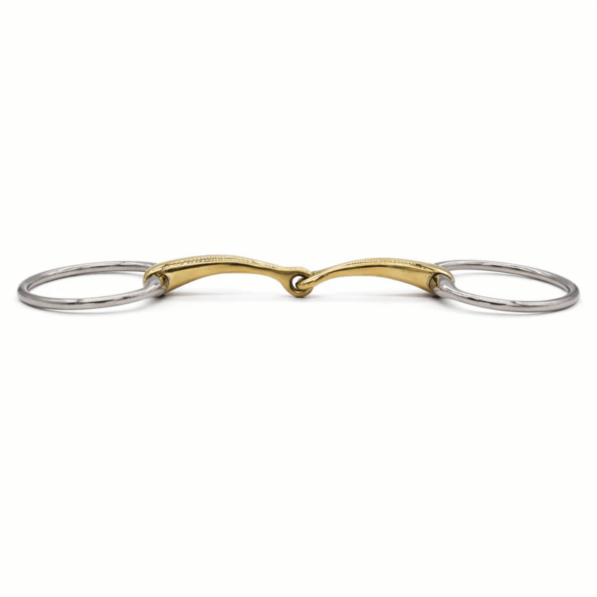 AJR Sport Single Jointed Golden Ease Eggbutt Bit