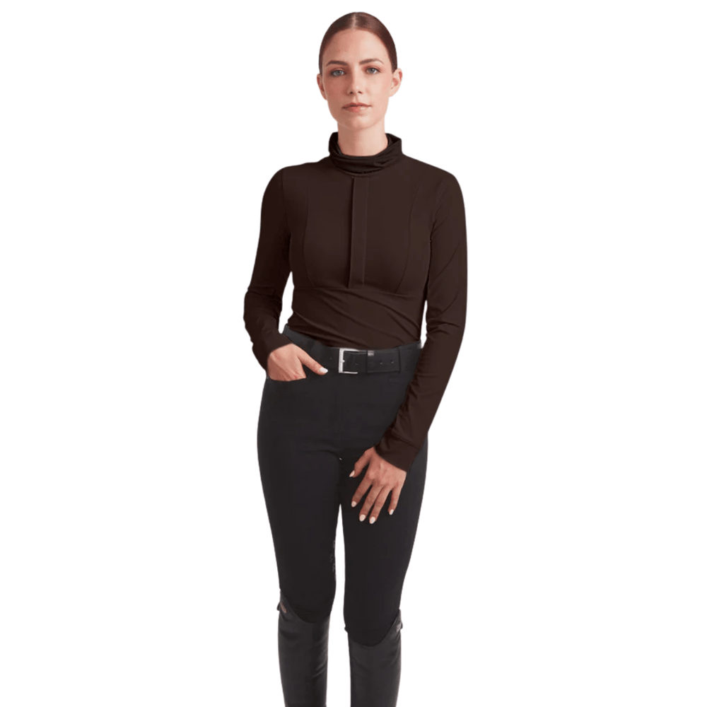 Solid Citizen Haley UV Riding Base-layer Turtleneck Sun-shirt