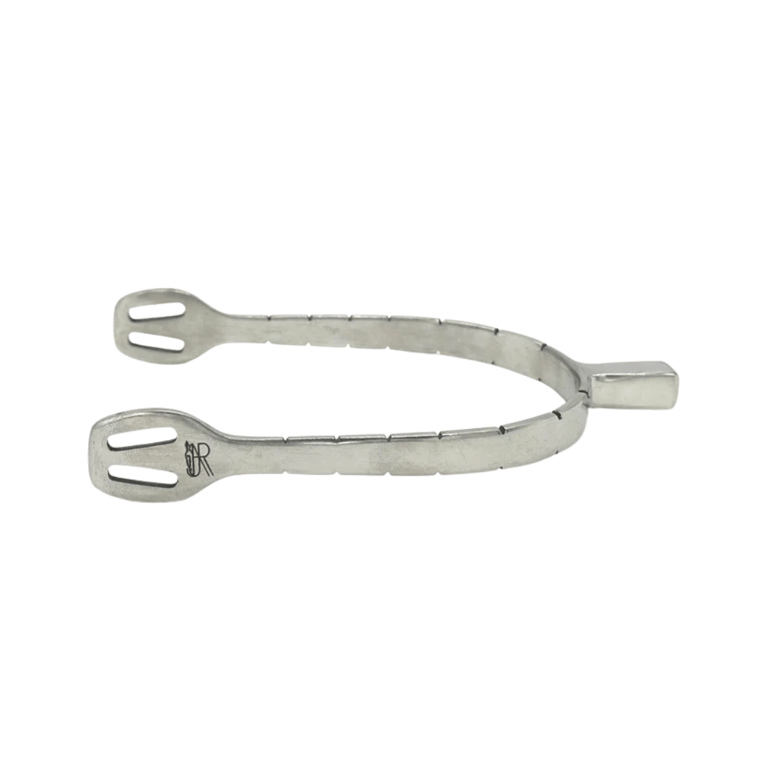 AJR Sport Stainless Steel Square End Spur (Block Design)