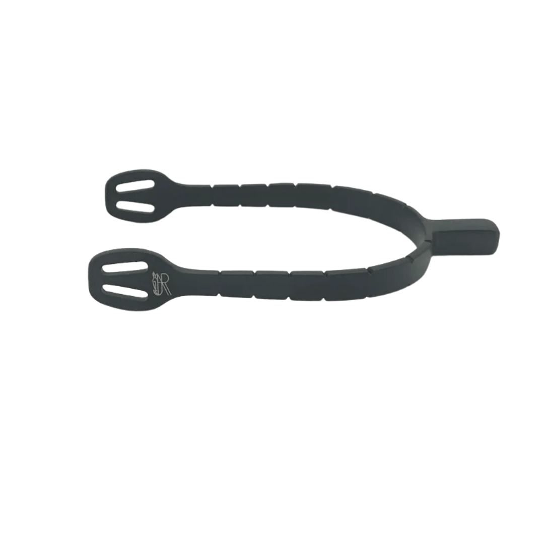 AJR Sport Matte Black Square End Spur (Block Design)