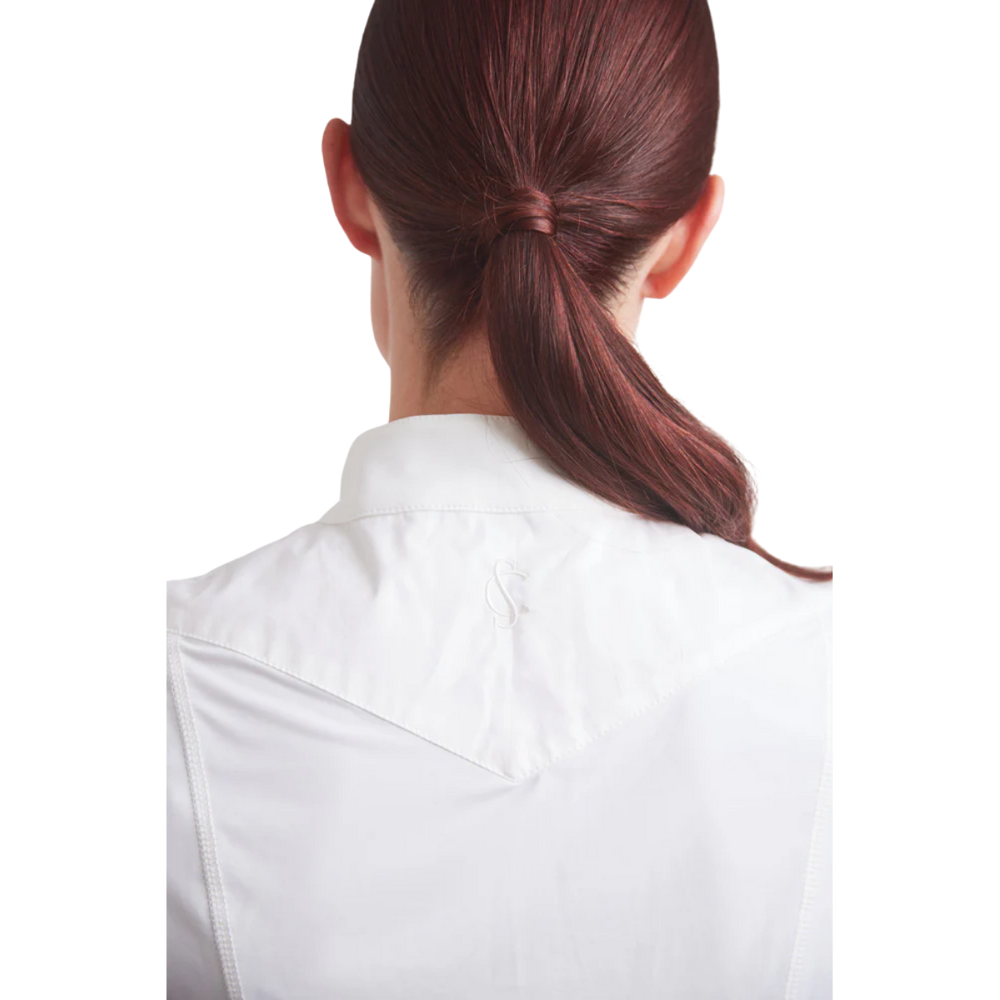 Solid Citizen Coco Cap-sleeve Equestrian Show Shirt