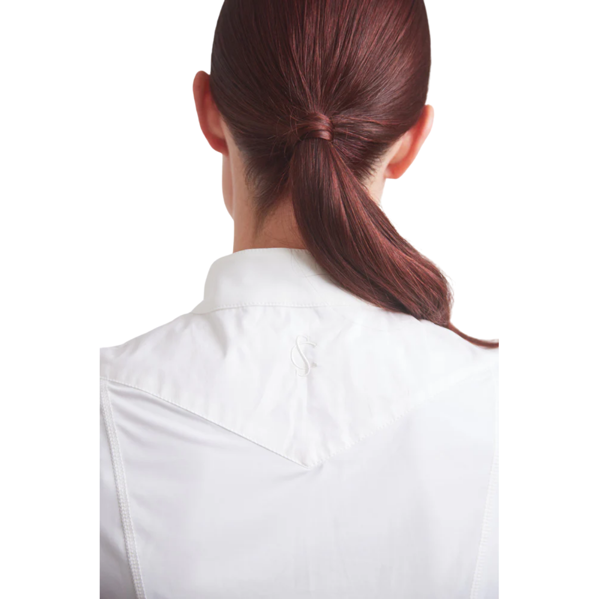 Solid Citizen Coco Cap-sleeve Equestrian Show Shirt