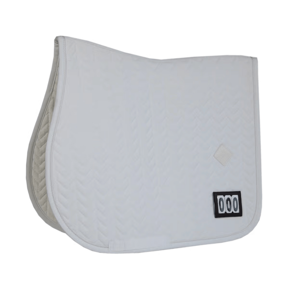 Kentucky Horsewear Fishbone Saddle Pad with Numbers