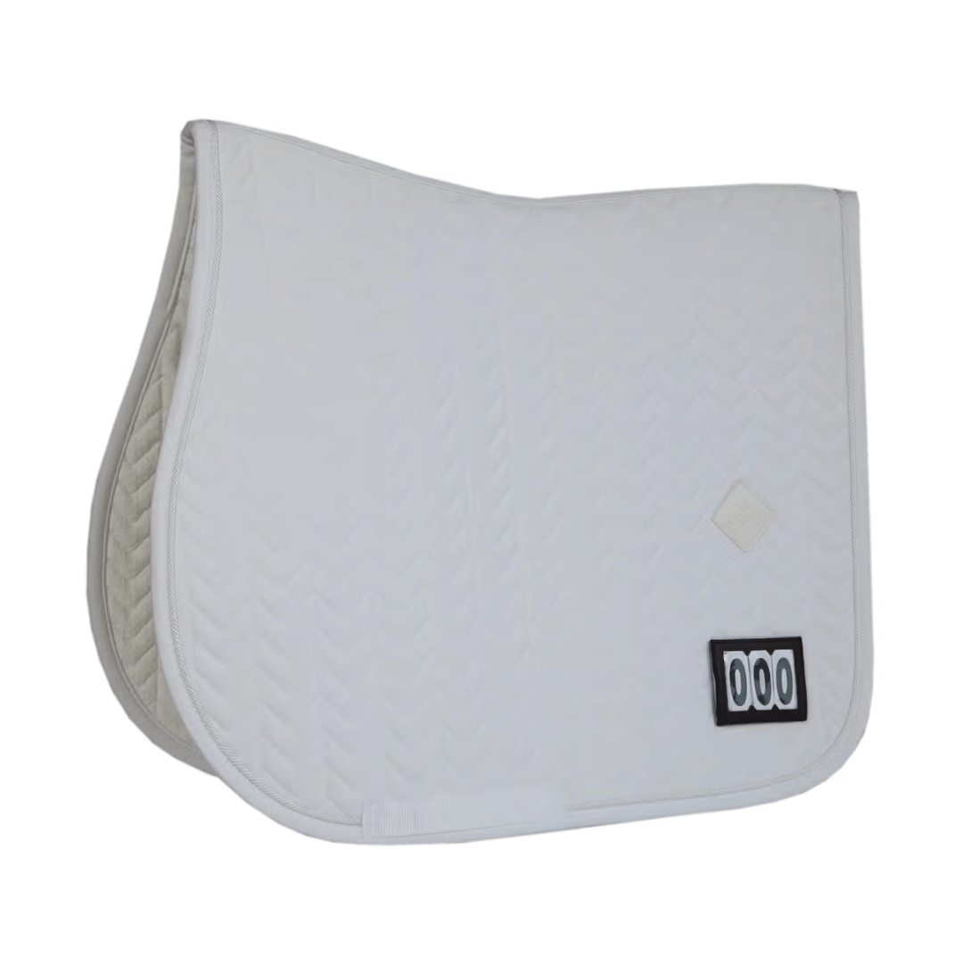Kentucky Horsewear Fishbone Saddle Pad with Numbers