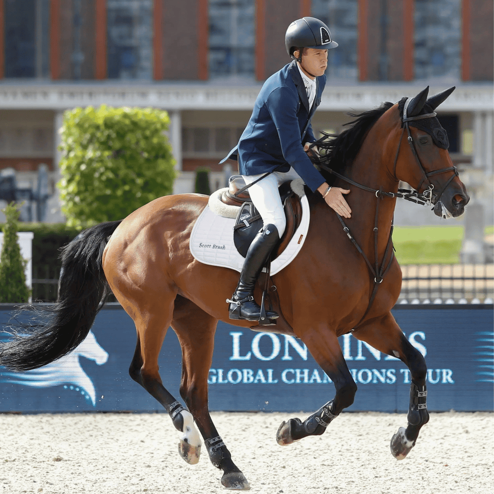 LeMieux Suede EuroJump Square Pad