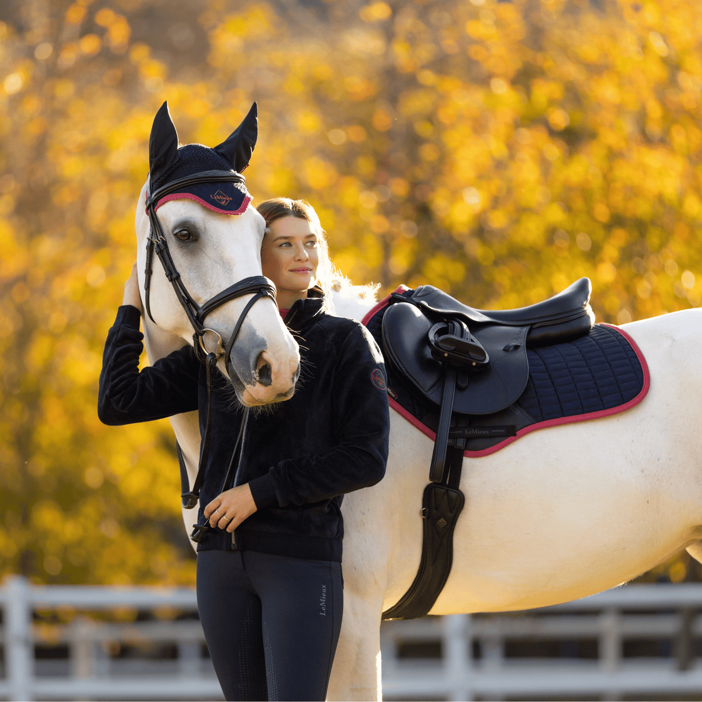 LeMieux Suede Close Contact Square Saddle Pad
