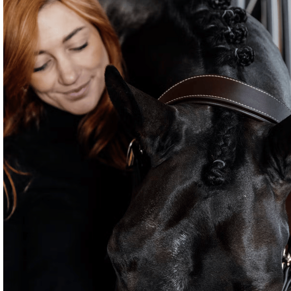 Kentucky Horsewear Leather Anatomic Halter Piece