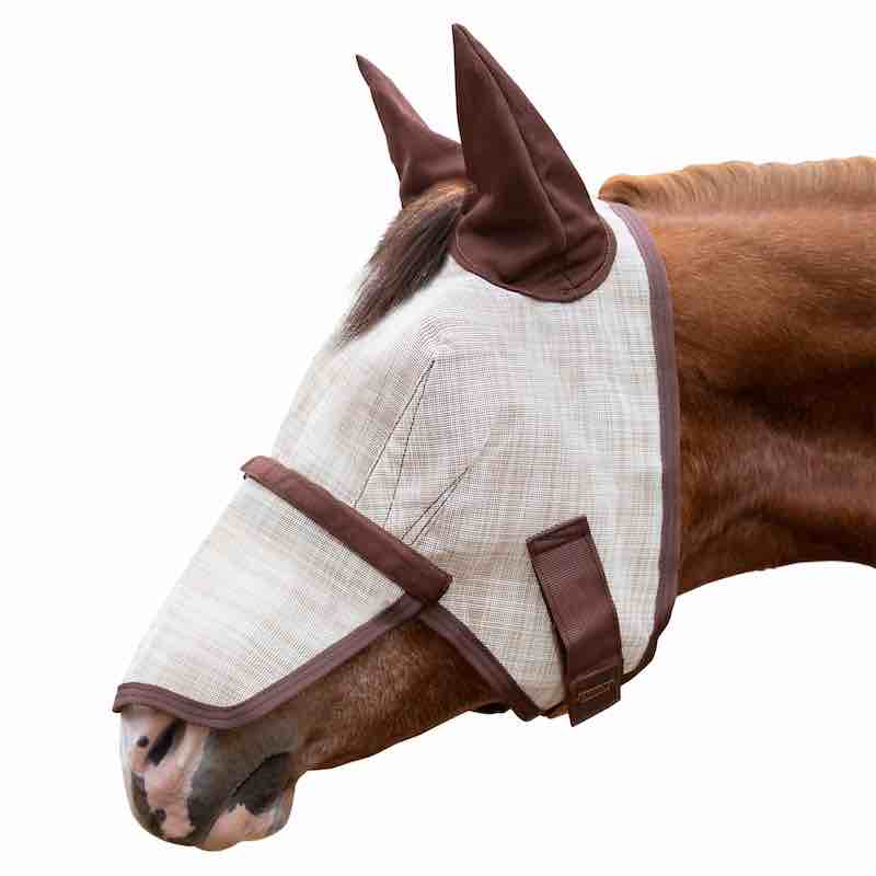 Kensington Fly Mask with Removable Nose with Soft Mesh Ears