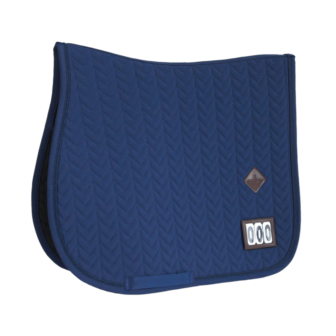 Kentucky Horsewear Fishbone Saddle Pad with Numbers
