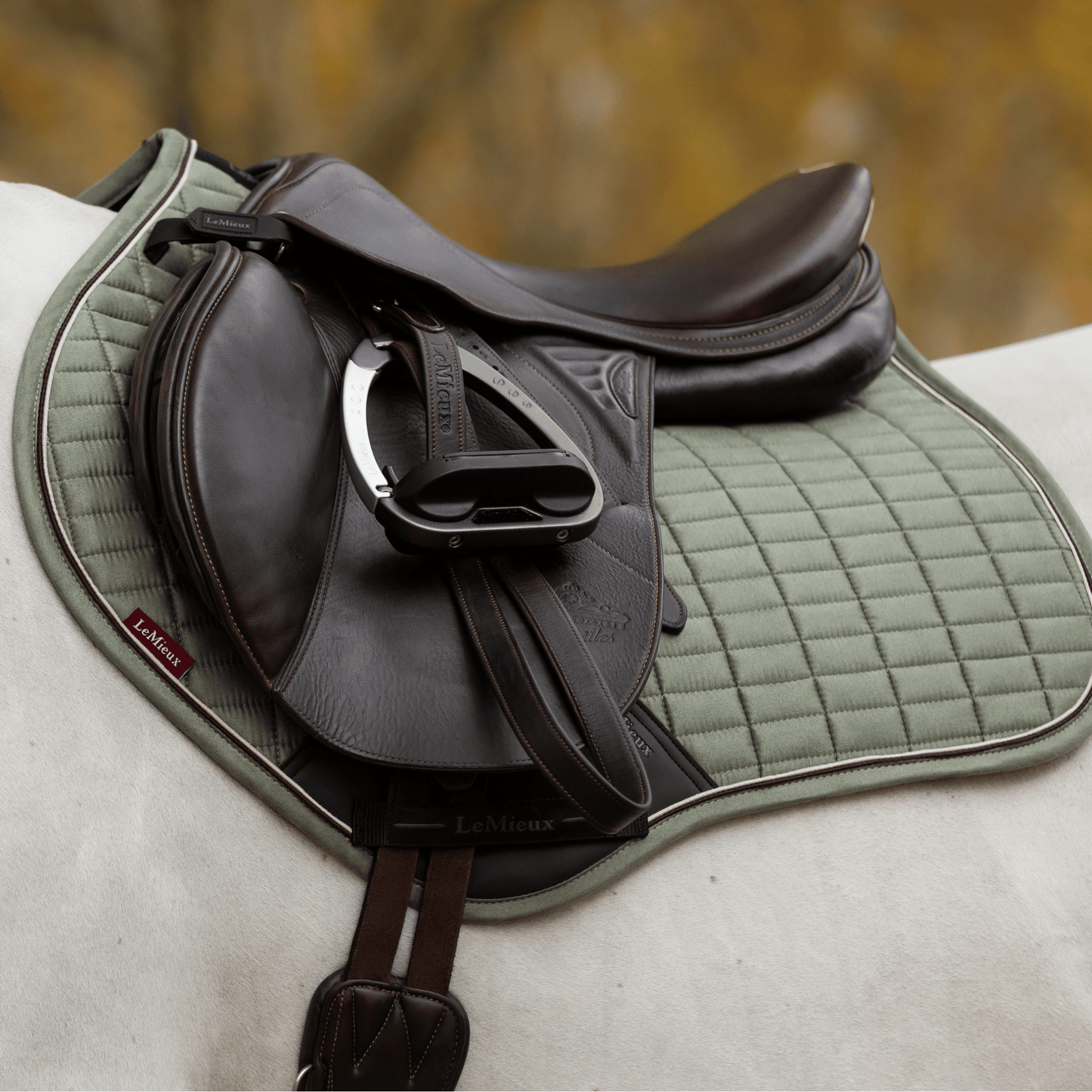 LeMieux Suede Close Contact Square Saddle Pad