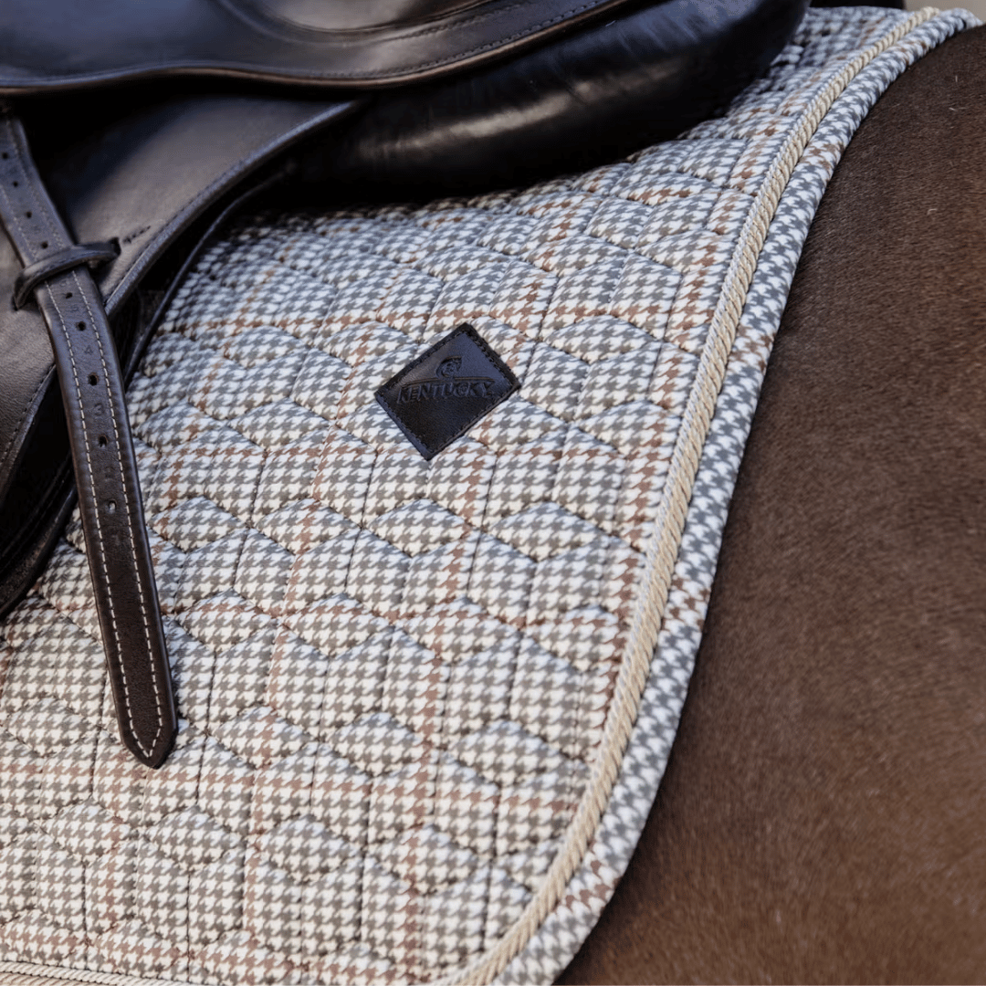 Kentucky Horsewear Pied-de-Poule Saddle Pad