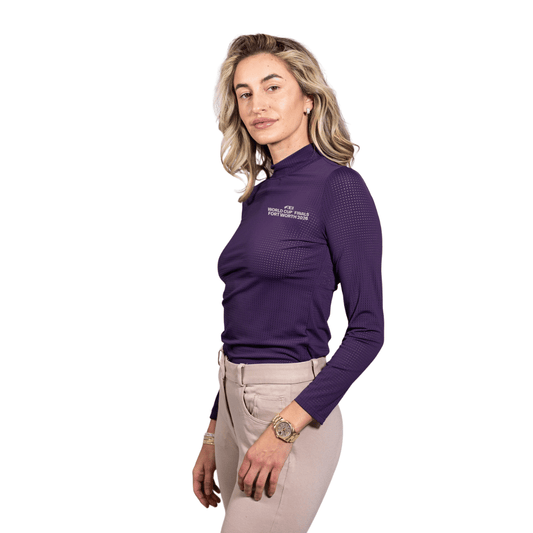 Equisite Alesia Long Sleeve Mockneck Officially Licensed FEI™ World Cup™ Finals Fort Worth 2026 Merchandise